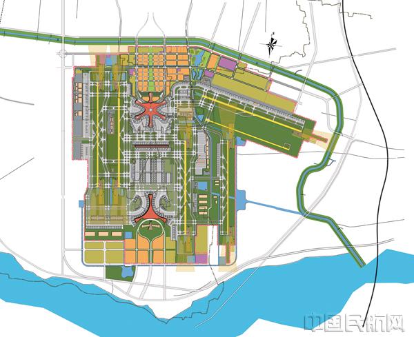 宝鸡机场最新规划图，描绘未来航空枢纽的蓝图